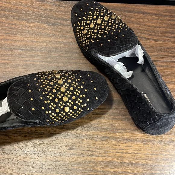 Authentic Bottega Veneta Woven Italian Suede Slip-On Loafer/ Driving Shoe sz 6 - Picture 5 of 9